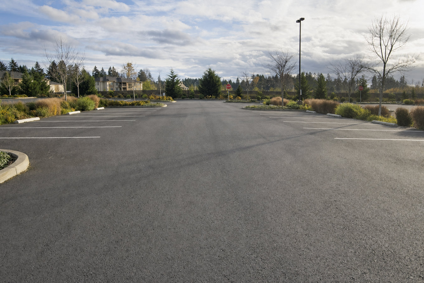 Parking lot maintenance